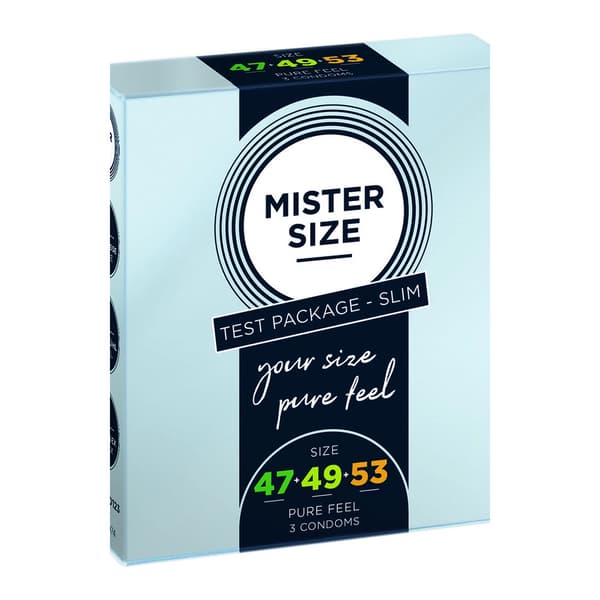 Kondomer Mister.Size Testbox 47-49-53 3 Kondomer