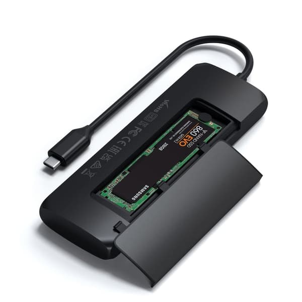 Satechi USB-C HYBRID w. built in SSD S