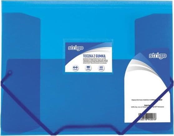 Portfölj med gummiband PP A4 lila