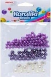 Träpärlor 3 färger 12g