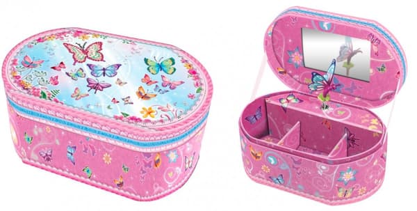 Pecoware Oval Spilledåse - Sommerfugle 2