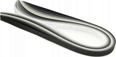 Quillingstrimler 5mmx50cm sort 100 stk