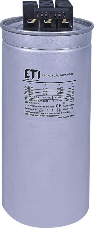 Kondensator LPC 40 kVar 440V 50Hz 004656766