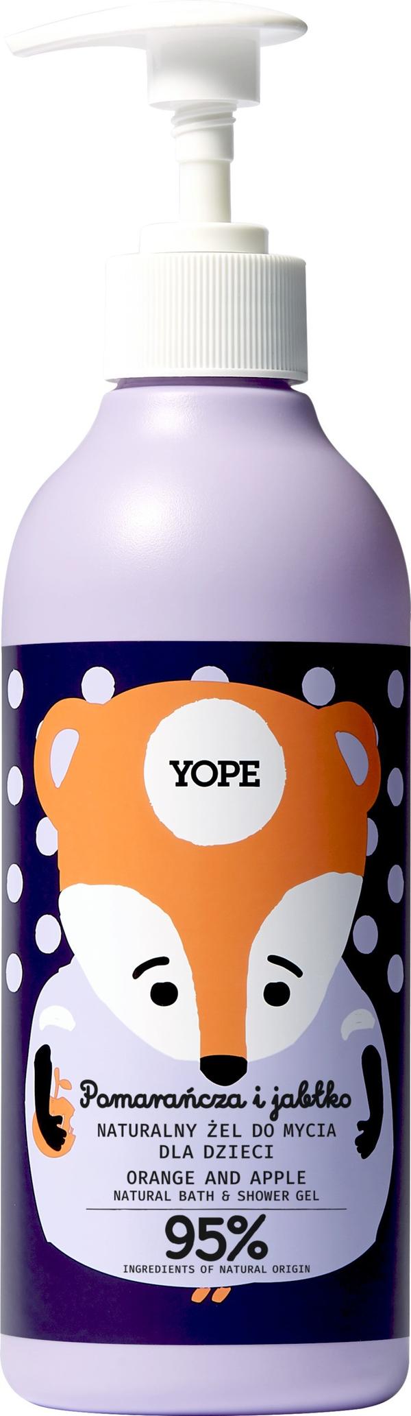Yope-suihkugeeli lapsille, appelsiini ja omena Yope