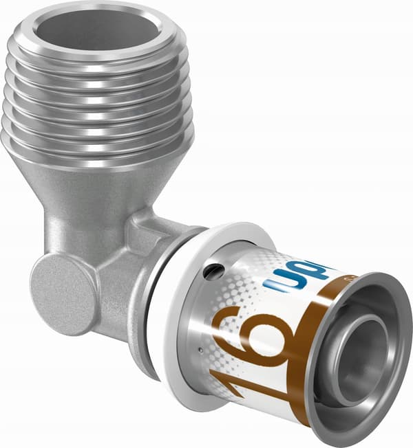 Uponor Uponor S-Press PLUS vinkel med udvendigt gevind 16-R1/2MT