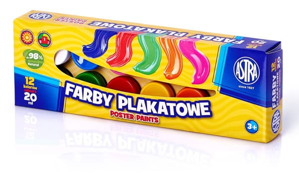 Astra Plakatmaling 12 farver 20ml (83114901)