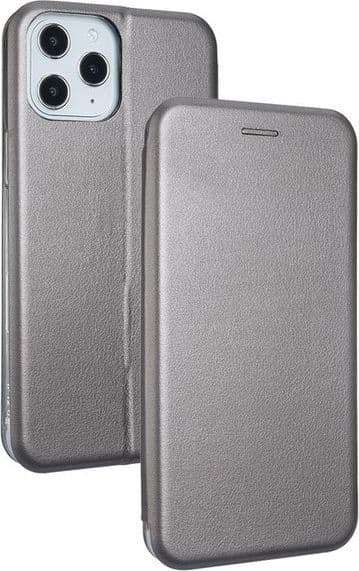 Etui Bog Magnetisk iPhone 12 6,7\" Pro Max stål/stål