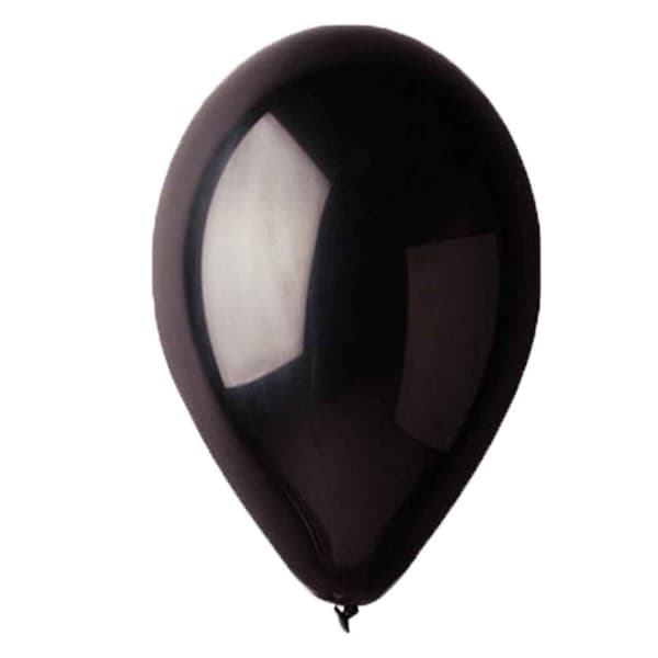 Ballon G90 pastel 10 - sort 100 stk G90/14