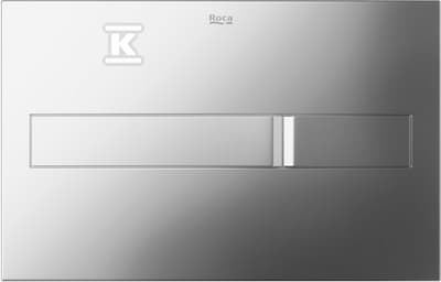 Lukituspainike Roca A890196001 DUPLO ONE BUTTON DUPLO ONE DOUBLE CHROME//DLP.RO.PRZ-DUPLO-ONE-CHROME