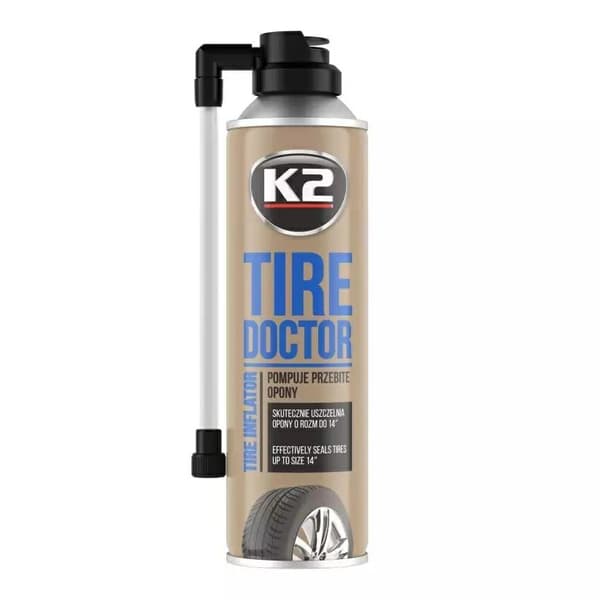 K2 VARAPYÖRÄN SUIHKE RENKAAN KORJAAJA 400ML
