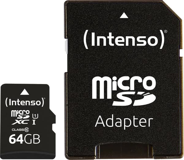 Intenso microSDXC 64GB C10 UHS-I U1 Performance Adapter