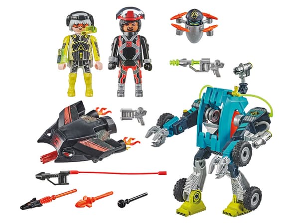 Set med figurer 71578 Robot vs Glider