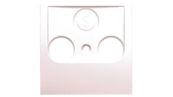 Berker B1/B3/B7 Centralplatta för 2- och 3-utgångs antennuttag vit (12031909)