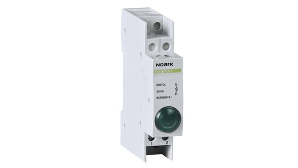 Modulär signallampa (kontroll) 230V AC/DC LED grön NOARK