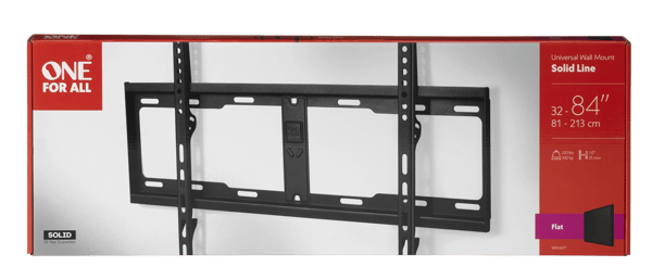 One for All TV Vægbeslag 84 Solid Flat