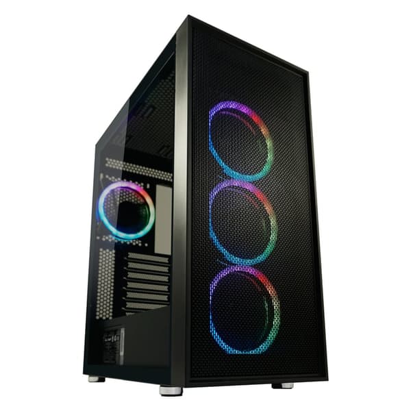 Chassi Midi LC-Power LC-802B-ON Svart Wanderer X