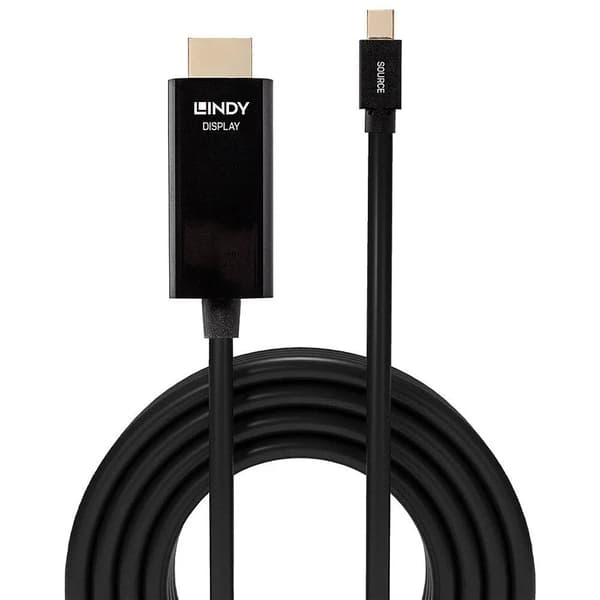 Mini Display Port till HDMI-adapter LINDY 36927 Svart