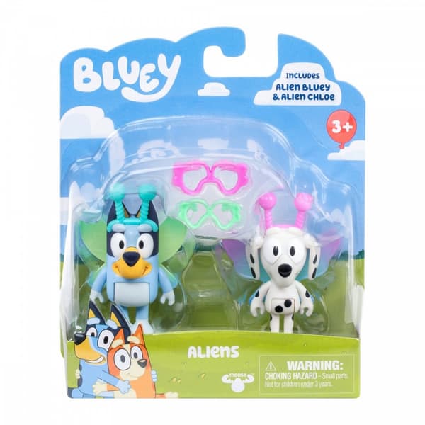 Bluey. Aliens Bluey och Chloe