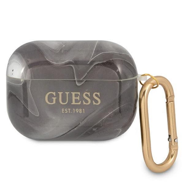 Guess GUAPUNMK AirPods Pro Cover sort/sort Marble Collection
