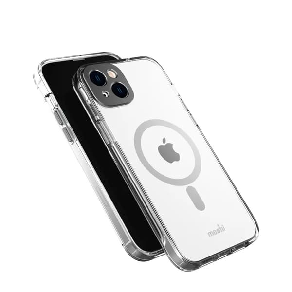 Moshi iGlaze MagSafe - iPhone 14 Plus -kotelo (Meteorite Gray)