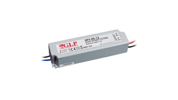 Herm strømforsyning. GLP 12V 60W IP67 GPV