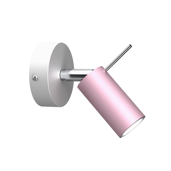 Vägglampa PRESTON ROSA/VIT 1x mini GU10