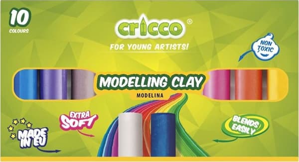 Modelina 10 farver CRICCO