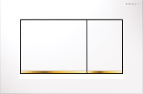 Geberit tryckknapp GEBERIT TRYCKKNAPP GEBERIT SIGMA30 VIT, GULD, VIT//DLP.G.115.883.KK.1