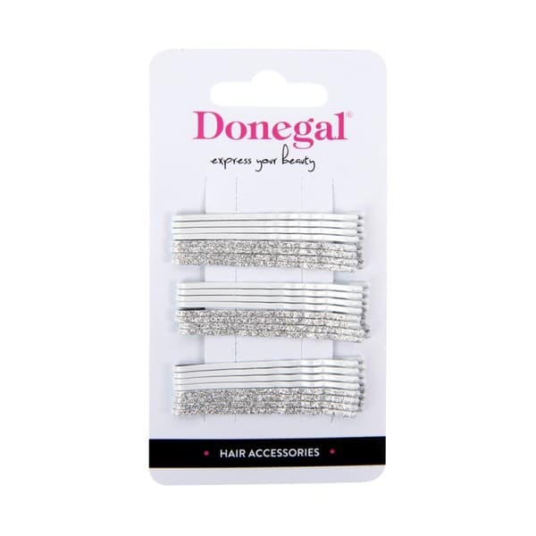 Donegal Waska hårspänne vit 24st FA-5503