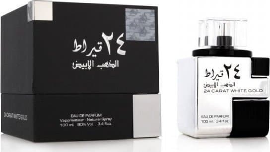 Unisex Parfym Lattafa EDP 24 Carat White Gold (100 ml)
