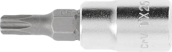 Högert Technik Torx borehætte med hul 25 mm, 1/4