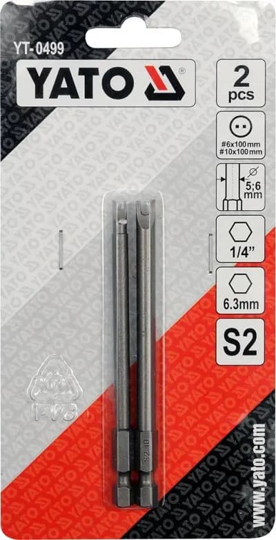 SPANNER LONG BITS NR6.x100mm Nr10X100
