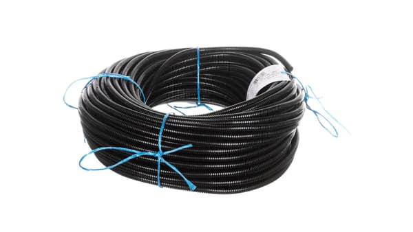 Polyamidslange med sinusinfiltration SILVYN RILL PA6 SINUS 6,7x10 sort 61806550 /50m/