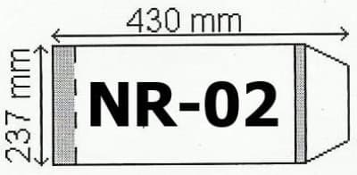 B5 säädettävä kansi nro 2 (50 kpl) NARNIA