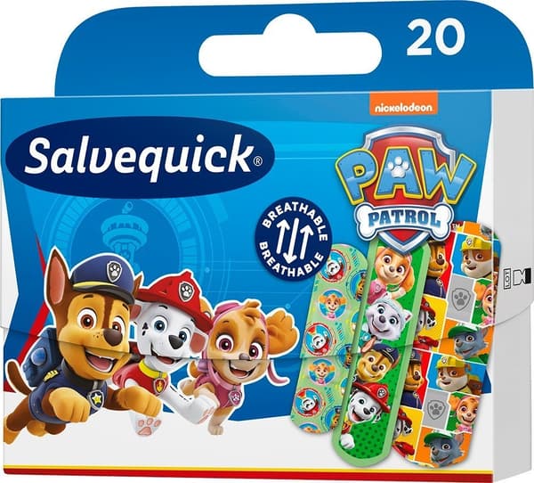 Salvequick Kids plastre til børn Paw Patrol 20 stk