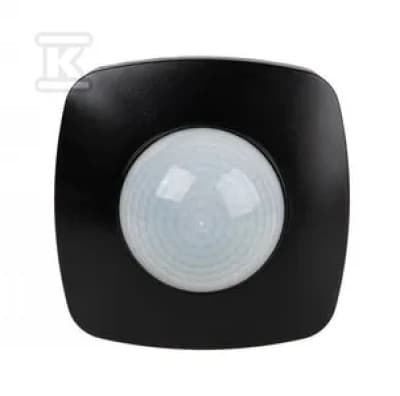 Infrarød Bevægelsessensor med Tilstedeværelsessensor Funktion IP65 Loft 360gr 10A 230V Sort DR-09B-IP65