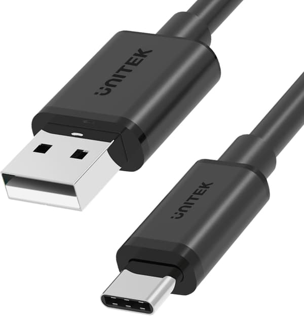 USB-kabel Unitek Y-C480BK USB-A — USB-C, kort, 0,25m