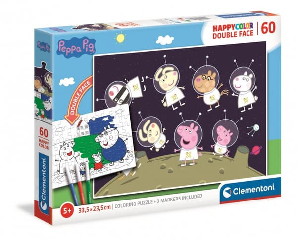 Peppa Pig Happy Color pussel 60 bitar