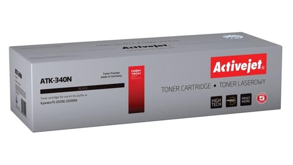Activejet Toner ATK-340N Sort Erstatning for TK-340 (ATK340N)