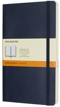 Notesbog Classic 13x21 safirblå linje MOLESKINE