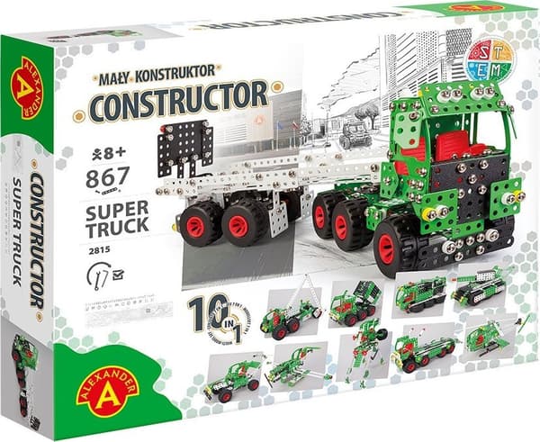 Liten Konstruktör 10i1 - Superlastbil ALEX
