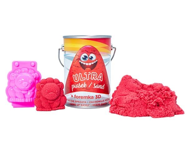 EPEE Ultra Sand - burk 150g röd + 3D lejonform 093780