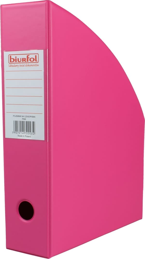 Pudlo skrivebord til arkiver/dokumenter - pink 7cm KSE-35-03