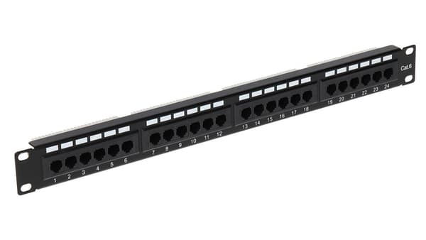 Delta Patch Panel 24x RJ-45 (PP-24/RJ/6)