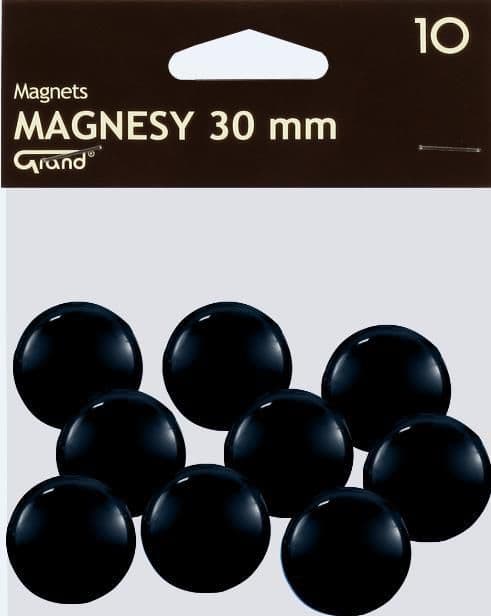 Magneetti 30mm musta (10kpl) GRAND