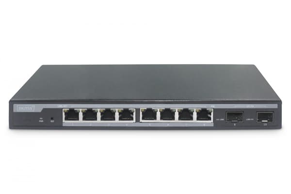 DIGITUS Professional DN-95344 - switch - 8 porte - administreret