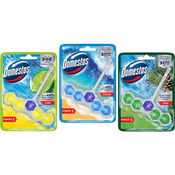 DOMESTOS Power 5 Lime toiletterning 1 x 50 g