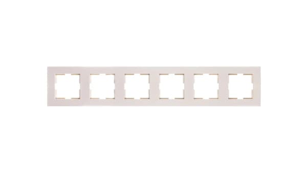 Karre Ramme 6-fold, Farve Creme/90960275