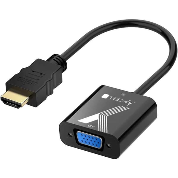 TECHLY Konverter Adapter HDMI - VGA D-Sub 1920x1200 M/F