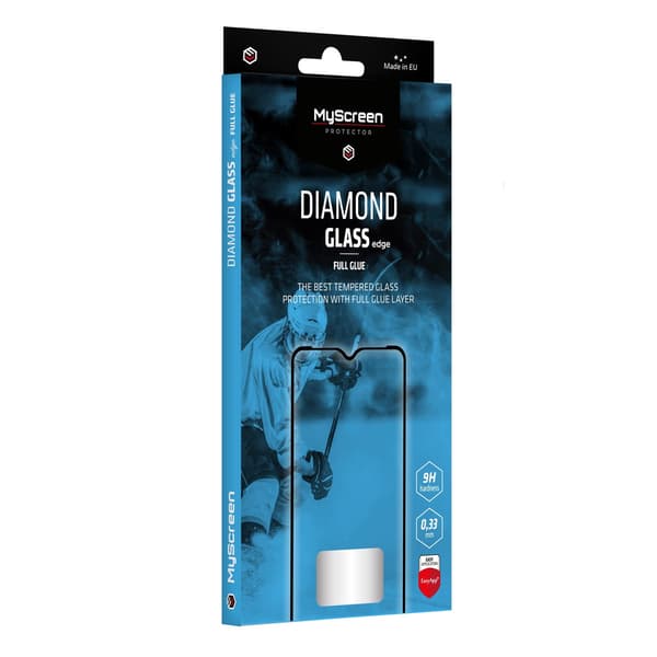MS Diamond Glass Edge Lite FG iPhone 14 6.1\" sort/sort Fuld Lim